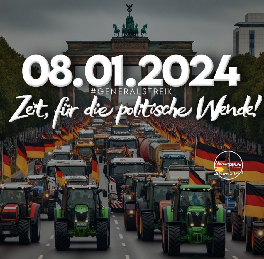 Manifestation des agriculteurs  Berlin