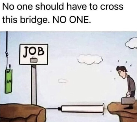 Personne ne devrait avoir  traverser ce pont