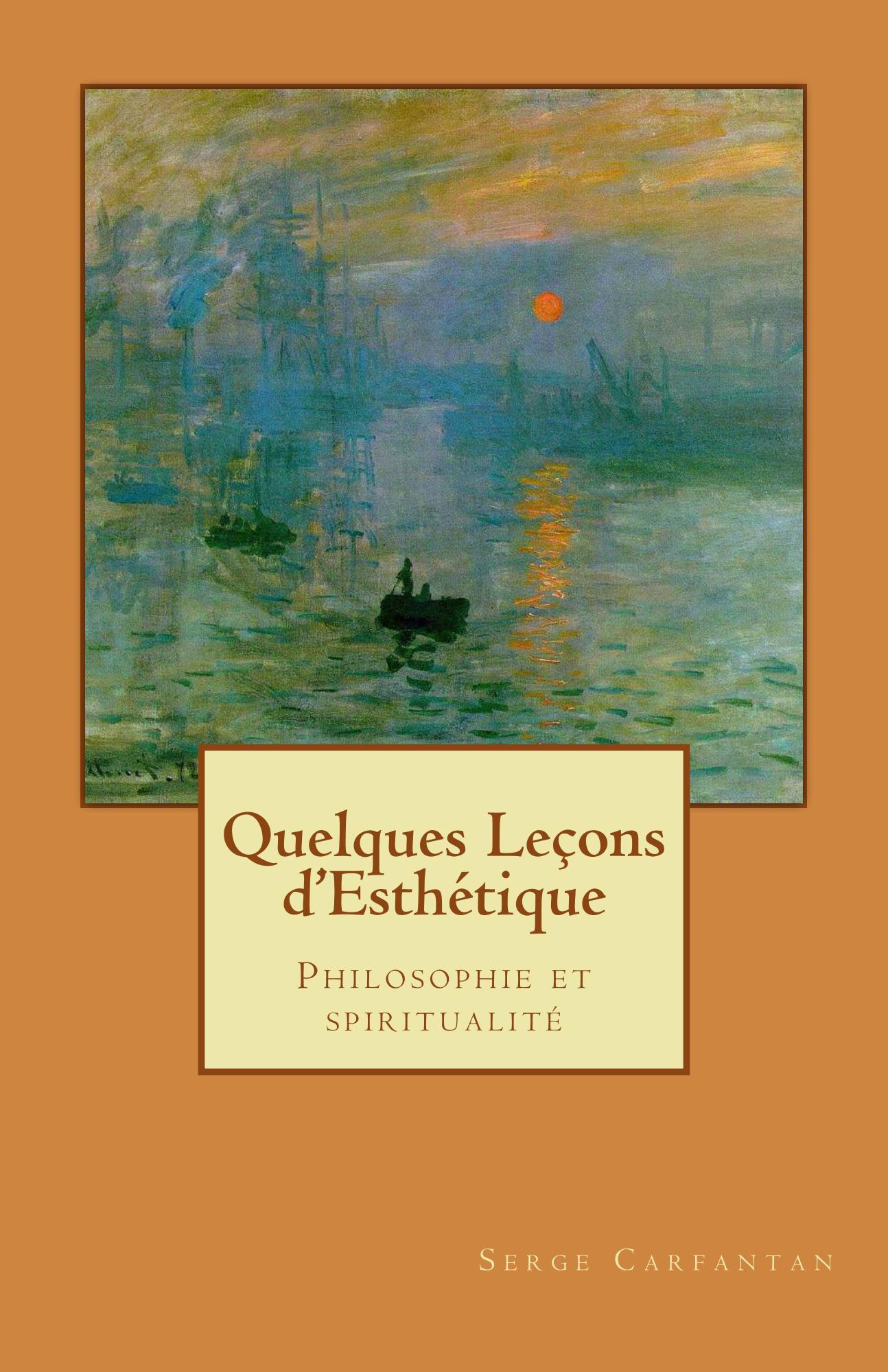 Quelques Leons d'Esthtique