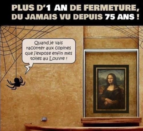 Le Louvre fermé