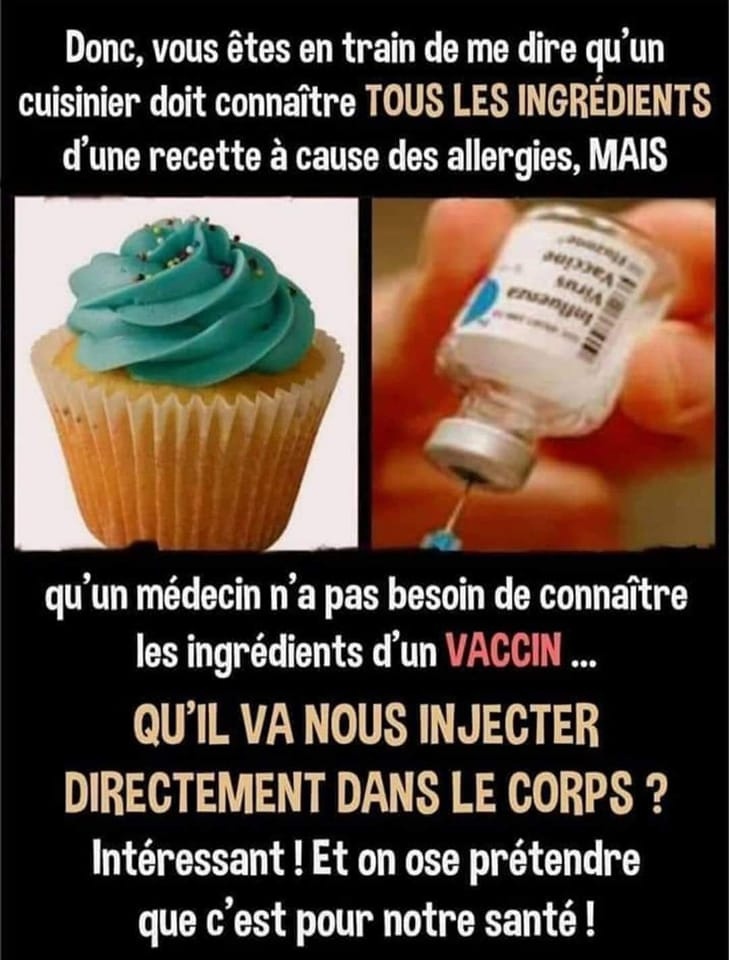 cuisine du vaccin