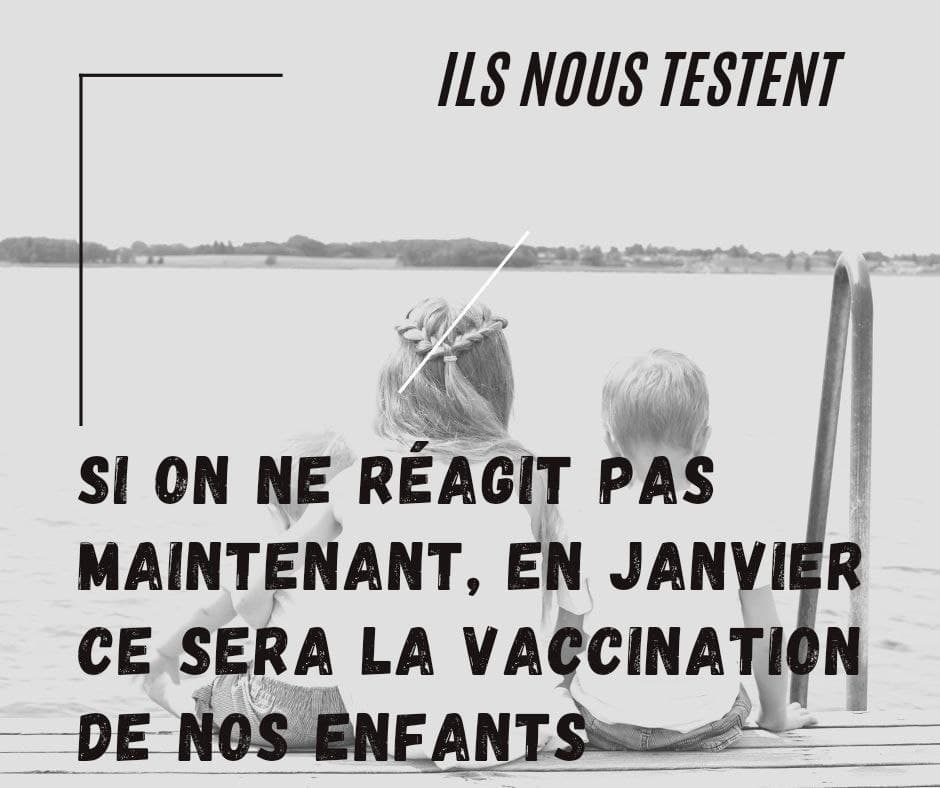 Ils nous testent,  nous de ragir