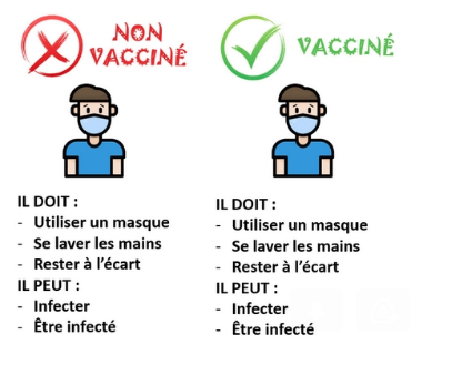 vaccin et non-vaccin