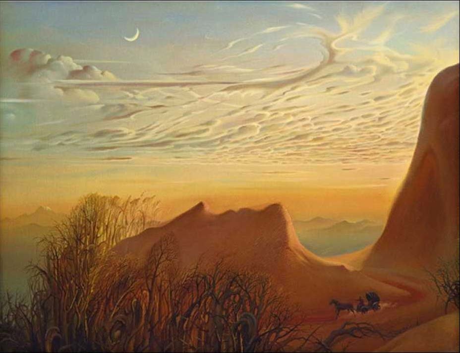 Vladimir Kush anticipation of nights shelter