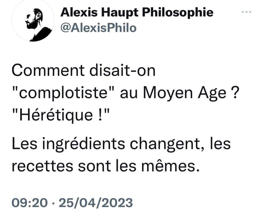 Comment disait-on complotiste au Moyen-Age?