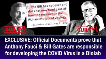 Official document Fauci and Gates responsible