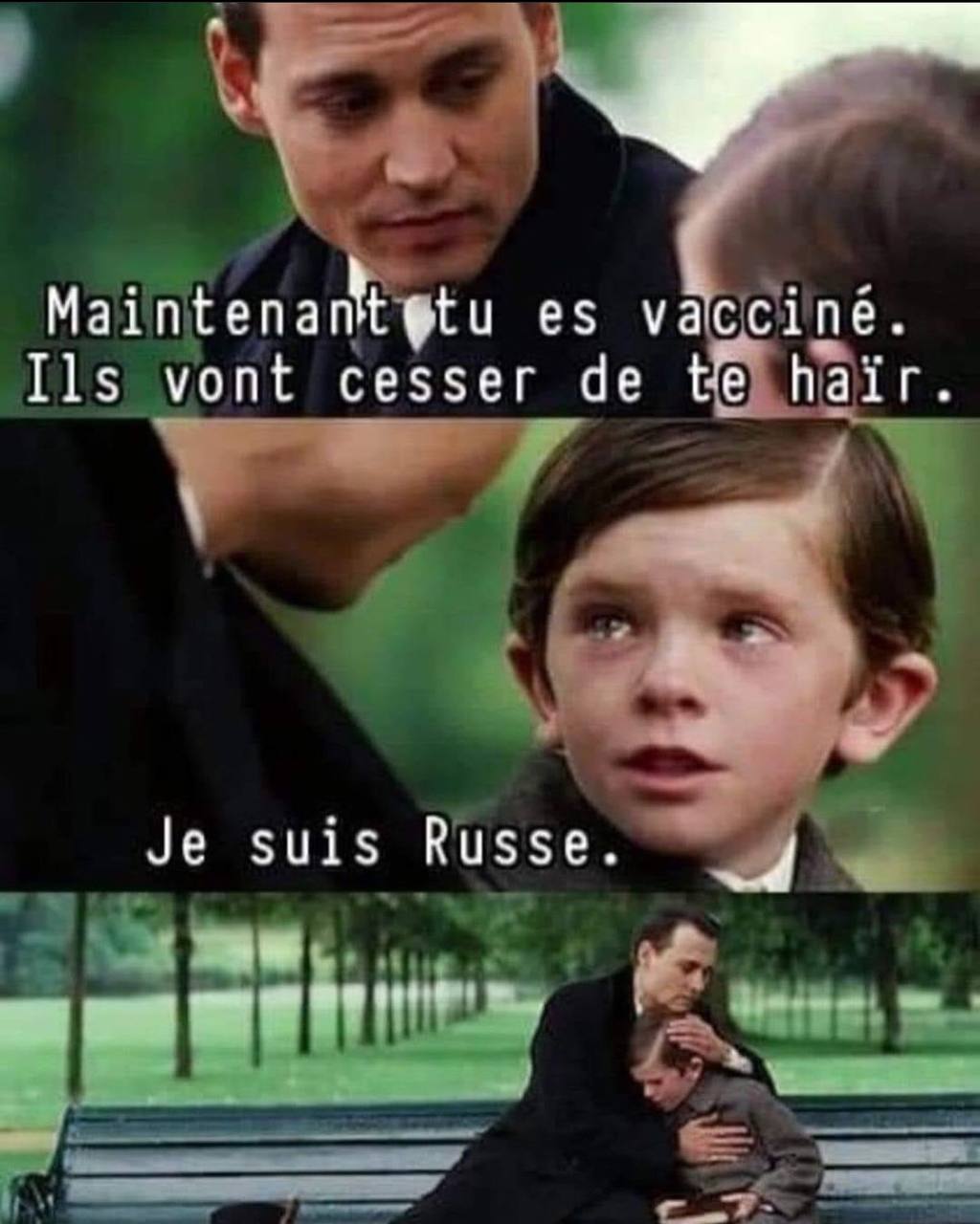 Maintenant que tu est vaccin, ils vont