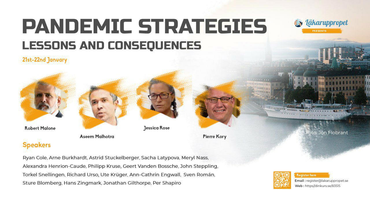 Pandemic strategies Stockolm conference