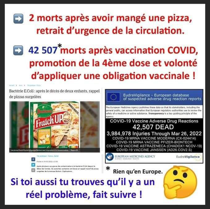 De la pizza aux vaccins